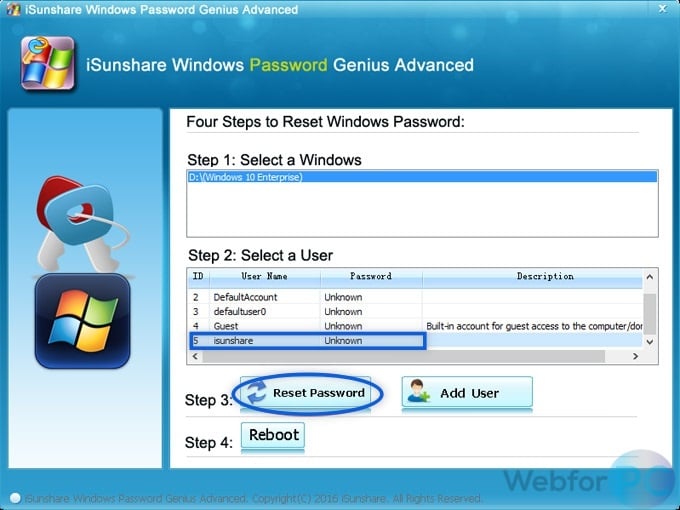 isunshare windows 7 password recovery tool reveiws