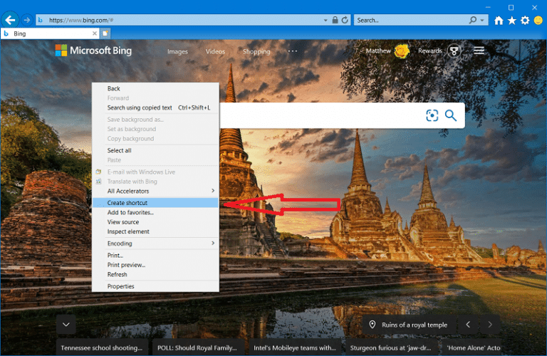 How to Create a Website Shortcut on Windows 10 - WinCope