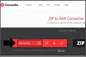 rar file to zip converter
