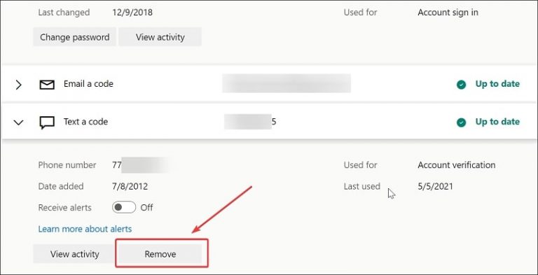 how to change a phone number on microsoft account