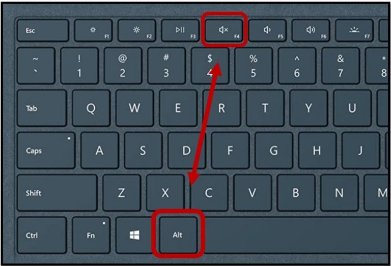 how to close apps on computer with keyboard